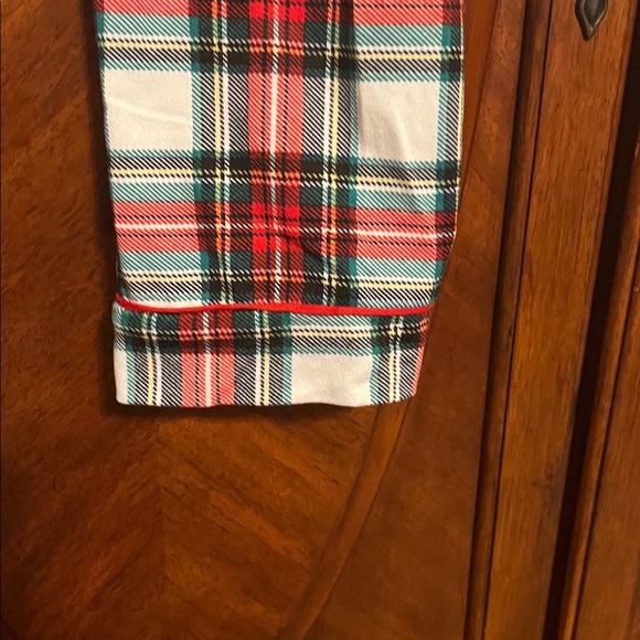 Tahari Girl’s Plaid Pajama Set - Red, Black, Green and White - Picture 6 of 8
